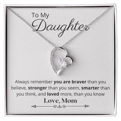 To My Daughter - Forever Love Necklace