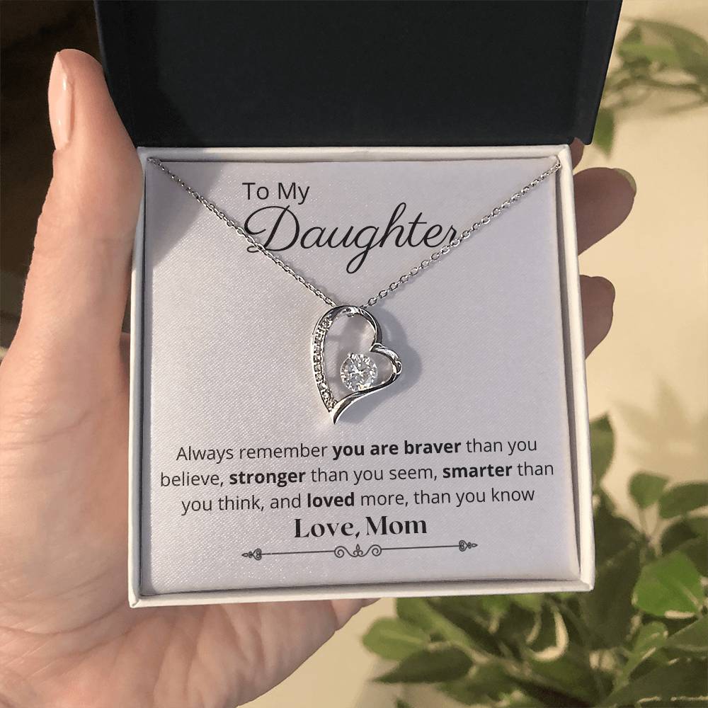 To My Daughter - Forever Love Necklace