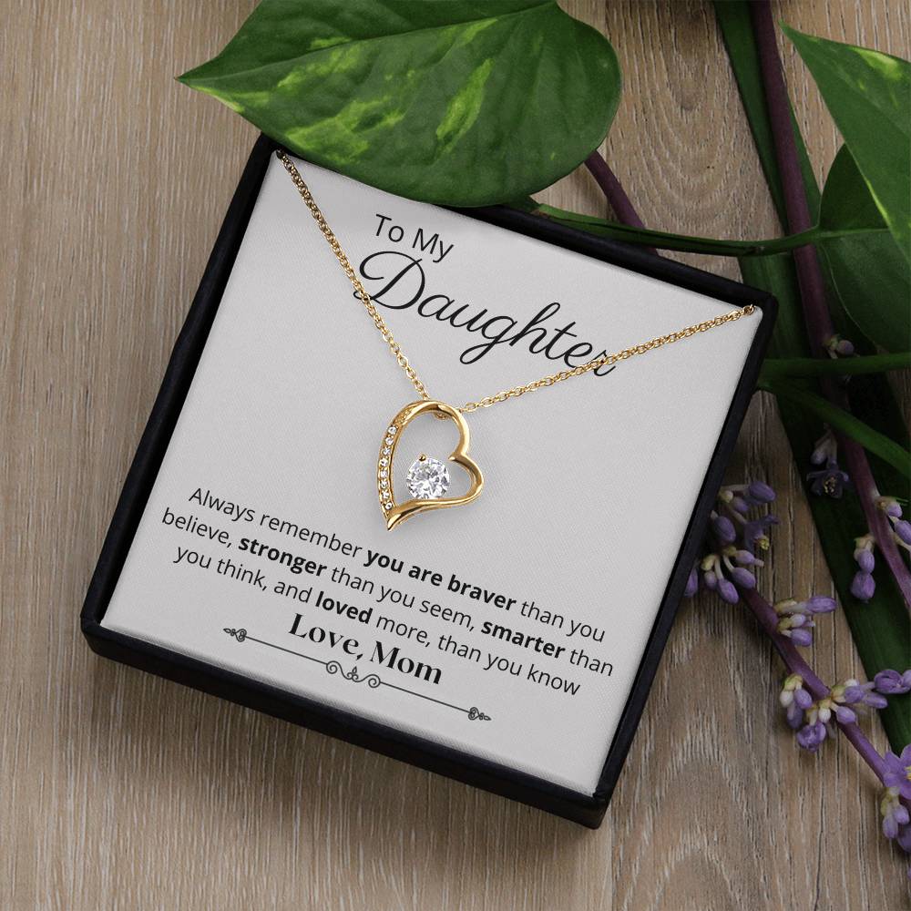 To My Daughter - Forever Love Necklace